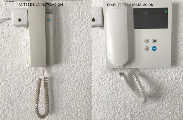 Sustitución de la Placa de Portero Automático y Telefonillos, por  Videoportero y Monitores en la Comunidad - GRUPO NEUTRO